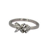 750WG Diamond D7=0.36cts Ring