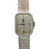 OMEGA Vintage Geneve Winding 18K Full White Gold Watch, 14 x 19mm