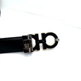 Salvatore Ferragamo Gancini Leather Belt, Belt Length 105cm
