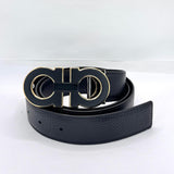 Salvatore Ferragamo Gancini Leather Belt, Belt Length 105cm