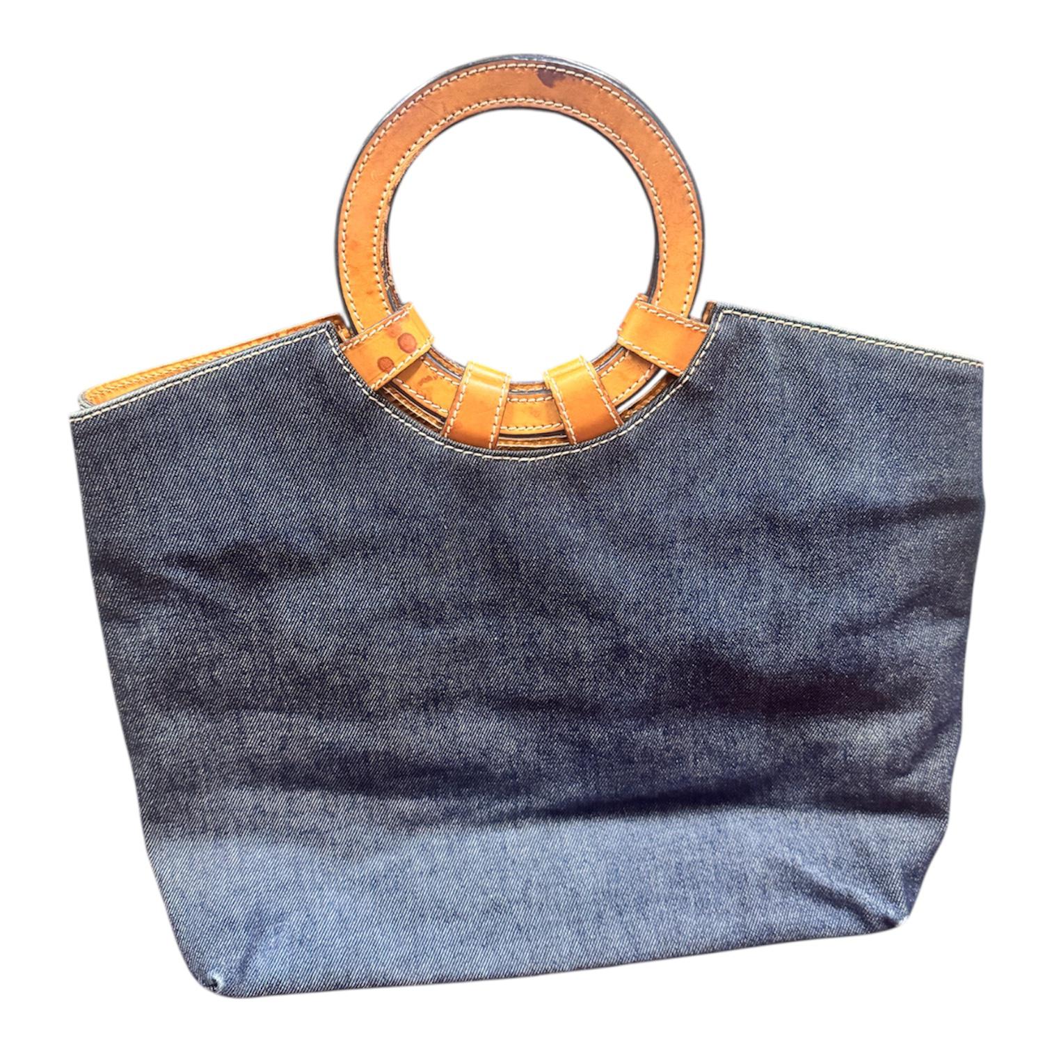 Hunting World Denim , Leather Handle Bag Secondary image
