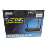 ASUS RT-AC1200G+ Wireless AC1200 Dual Band WiFi Gigabit Router,90IG03D1-BF2000 (SEALED)