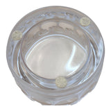 Lalique Crystal Swan Design Candy Bowl, D8.5 x H5.5 cm