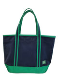 TOTE BAG-NAVY BLUE&GREEN