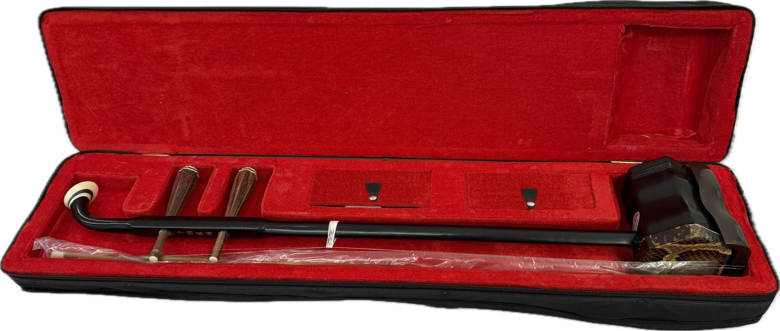 Black Er Hu with Case