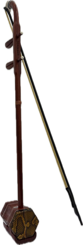Brown Er Hu with Case