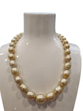 Golden South Sea Baroque Pearl Necklace