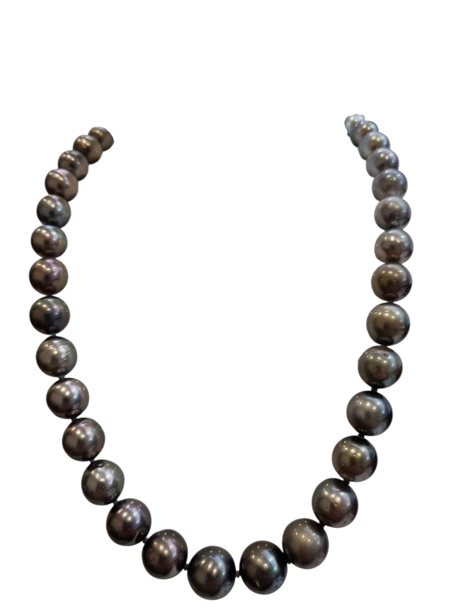 Tahitian Black South Sea Pearl Necklace Main image