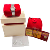 Omega 146.571.00 My Choice Mini Constellation, Mother Of Pearl Dial With Diamond Bezel Quartz Watch w/Box and Card, 22.5mm