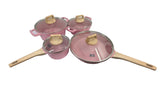 9 Piece Marble Cookware Set