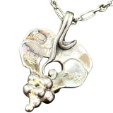 Georg Jensen 925 Silver Grape 1006 Chain w/Pendant 10.4g, 44cm