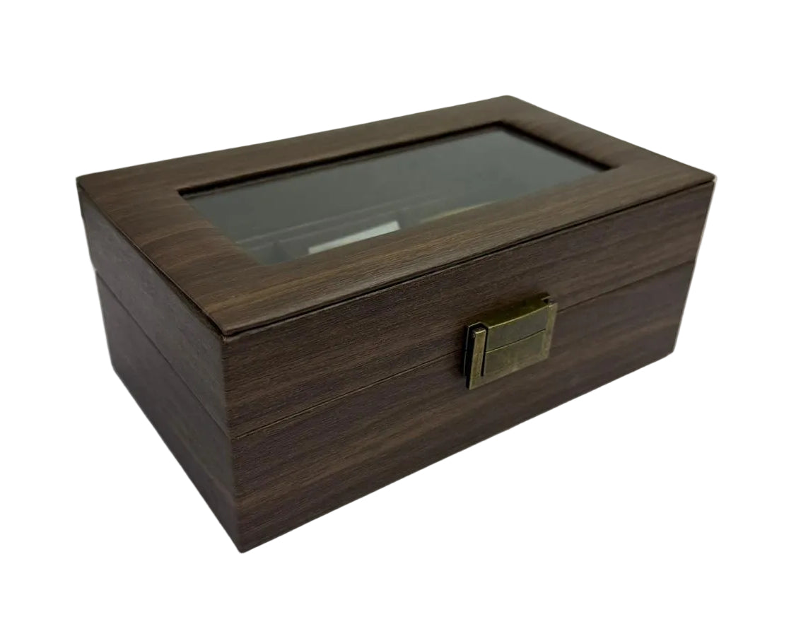 Wood Grain Watch Holder for 3 Watches Secondary image
