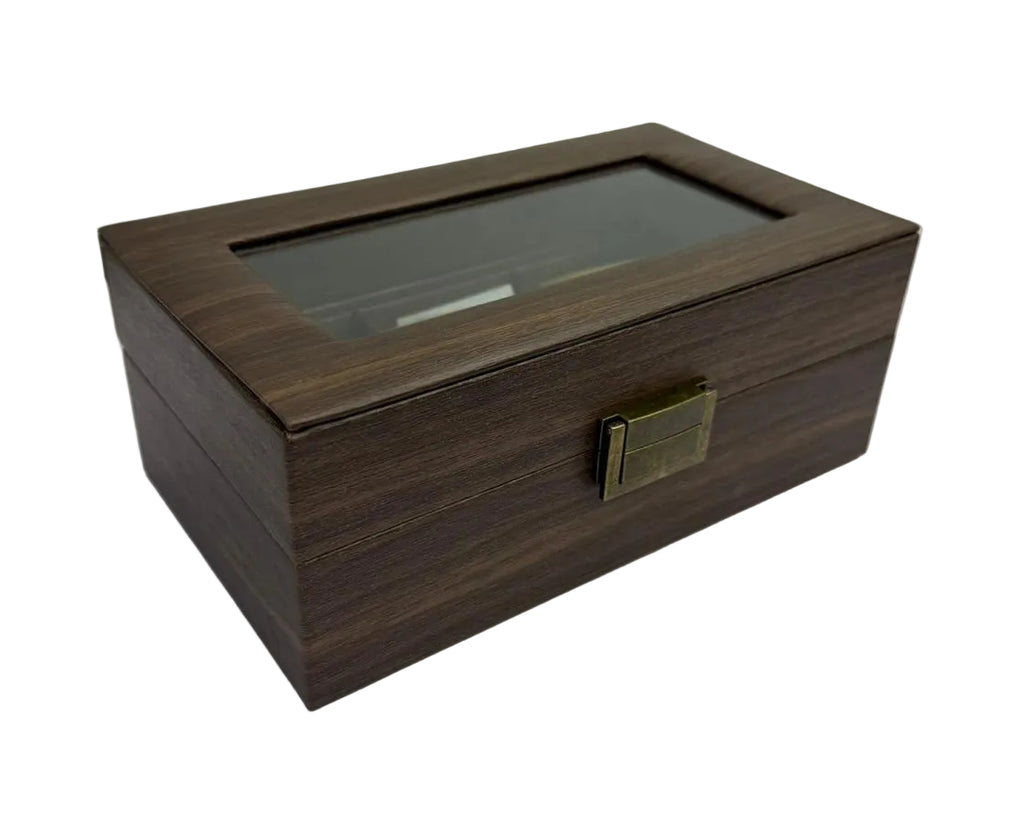 Wood Grain Watch Holder for 3 Watches
