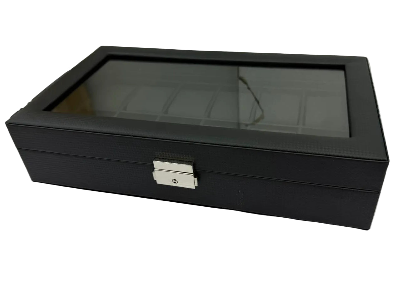 Black Watch Holder for 12 Watches