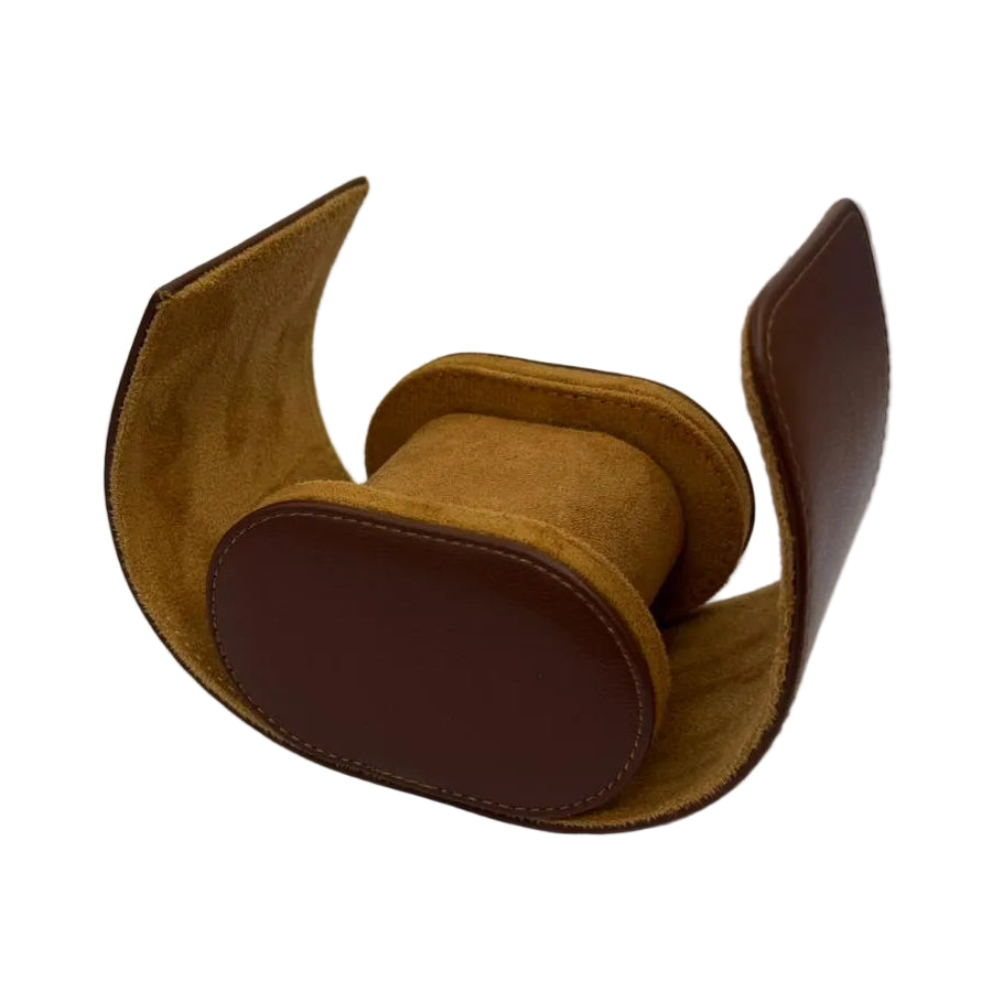 Brown Watch Storage Pouch Single Secondary image