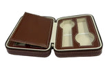 Watch Box with Zipper Closure Quadruple