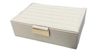 Clutch Sized Jewel Box with Flip Clip
