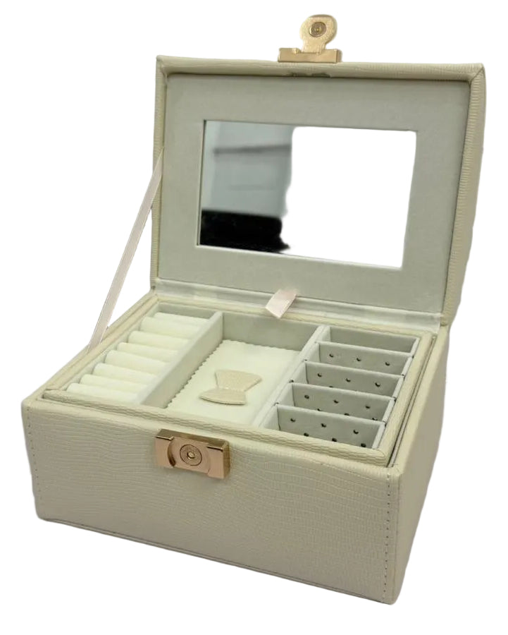Treasure Chest Style Jewel Box with Tray