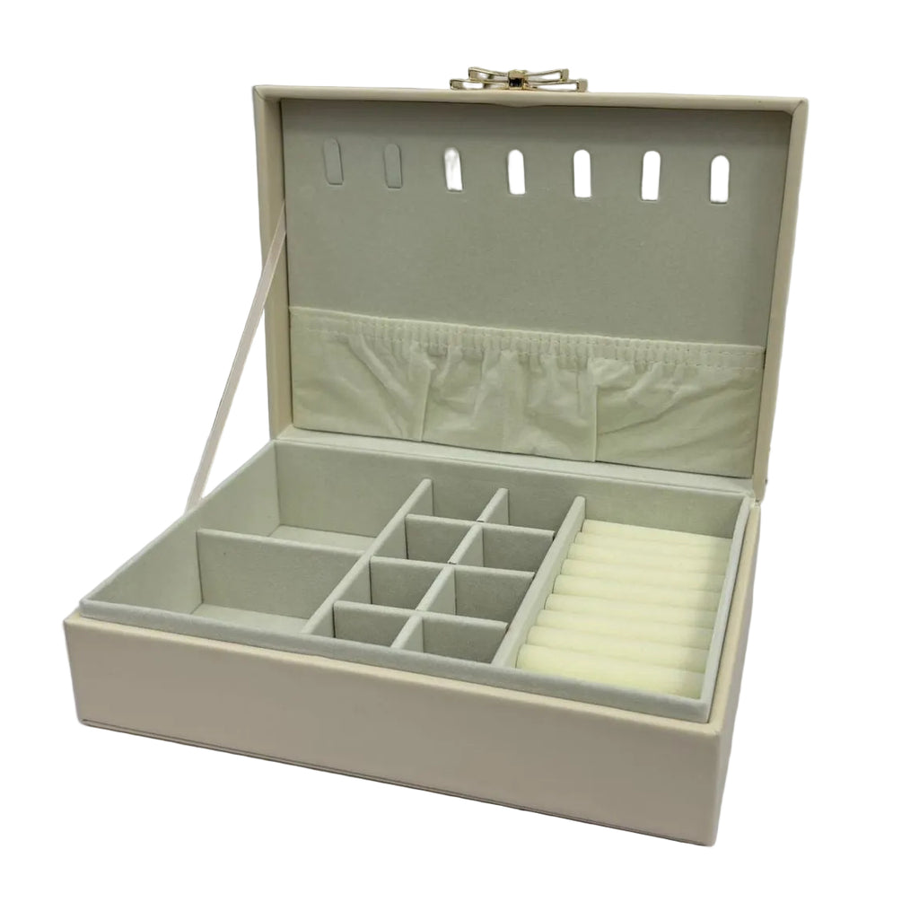 Rectangular Jewel Box with Ribbon Clip