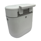Storage Bin with Cover and Ledge Mount