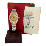 Rolex 69173 Datejust Halfgold Bracelet Watch w/Cert