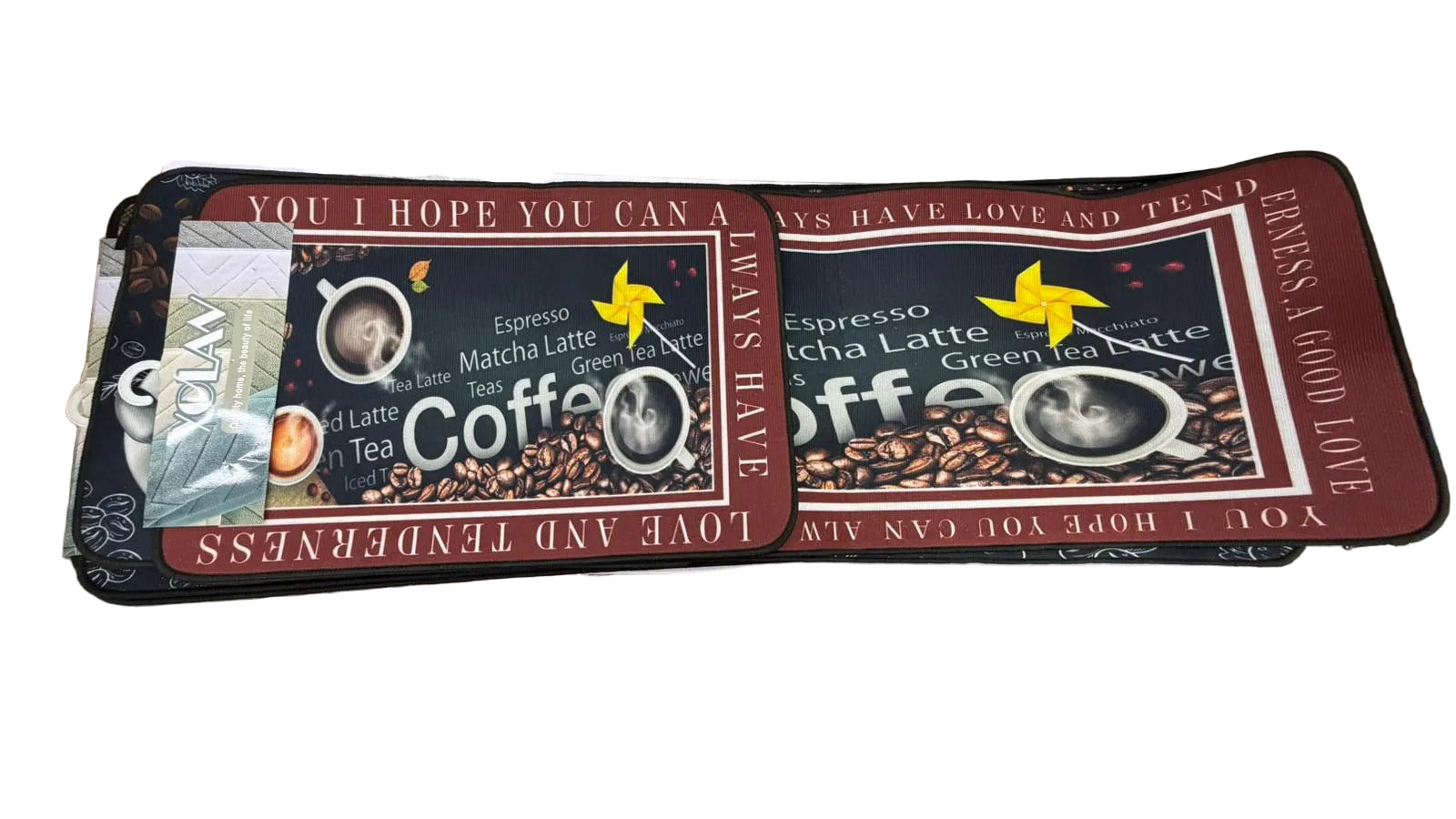 Floor Mat Double 40x60 40X1.2m Rectangular Coffee Main image
