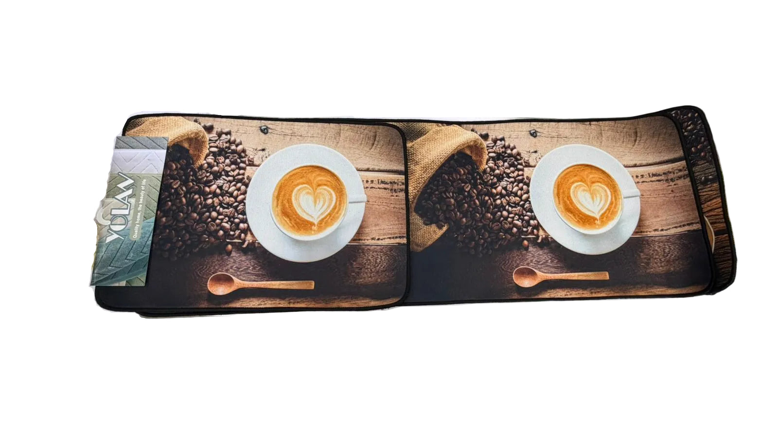 Floor Mat Double 40x60 40X1.2m Rectangular Coffee Secondary image