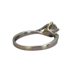 750WG Solitaire Natural Diamond1=0.51cts w/Cert