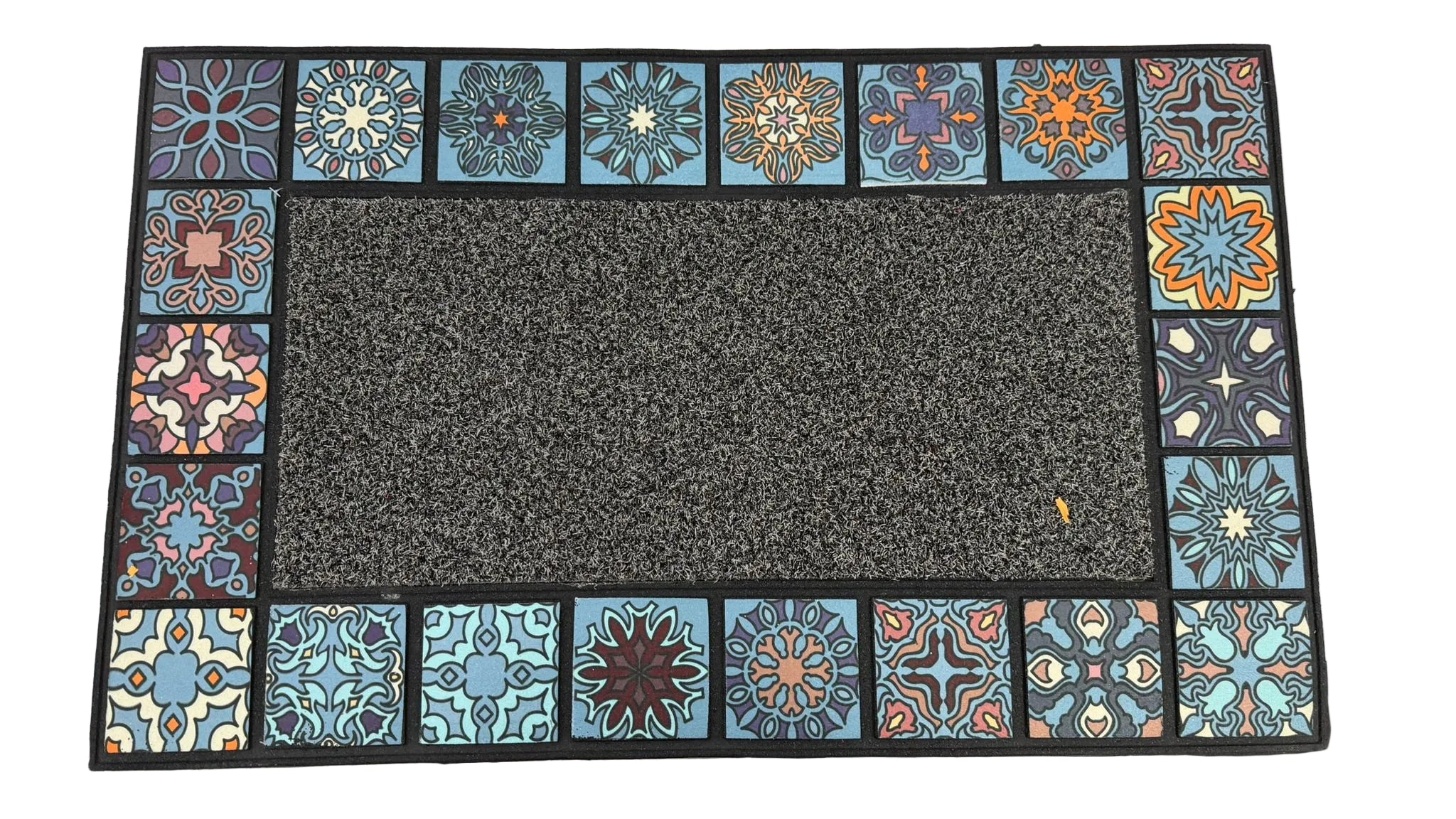 Floor Mat Flower Tiles 45 x 75cm Secondary image