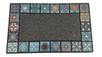 Floor Mat Flower Tiles 45 x 75cm