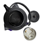 Nambu Ironware Teapot w Fan Stand, H11cm x D10.5cm