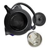 Nambu Ironware Teapot w Fan Stand, H11cm x D10.5cm