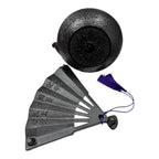 Nambu Ironware Teapot w Fan Stand, H11cm x D10.5cm