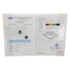 PT900 A Jade ( FEI CUI), Diamond=0.8cts Ring w/Cert