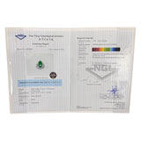 PT900 A Jade ( FEI CUI), Diamond=0.8cts Ring w/Cert