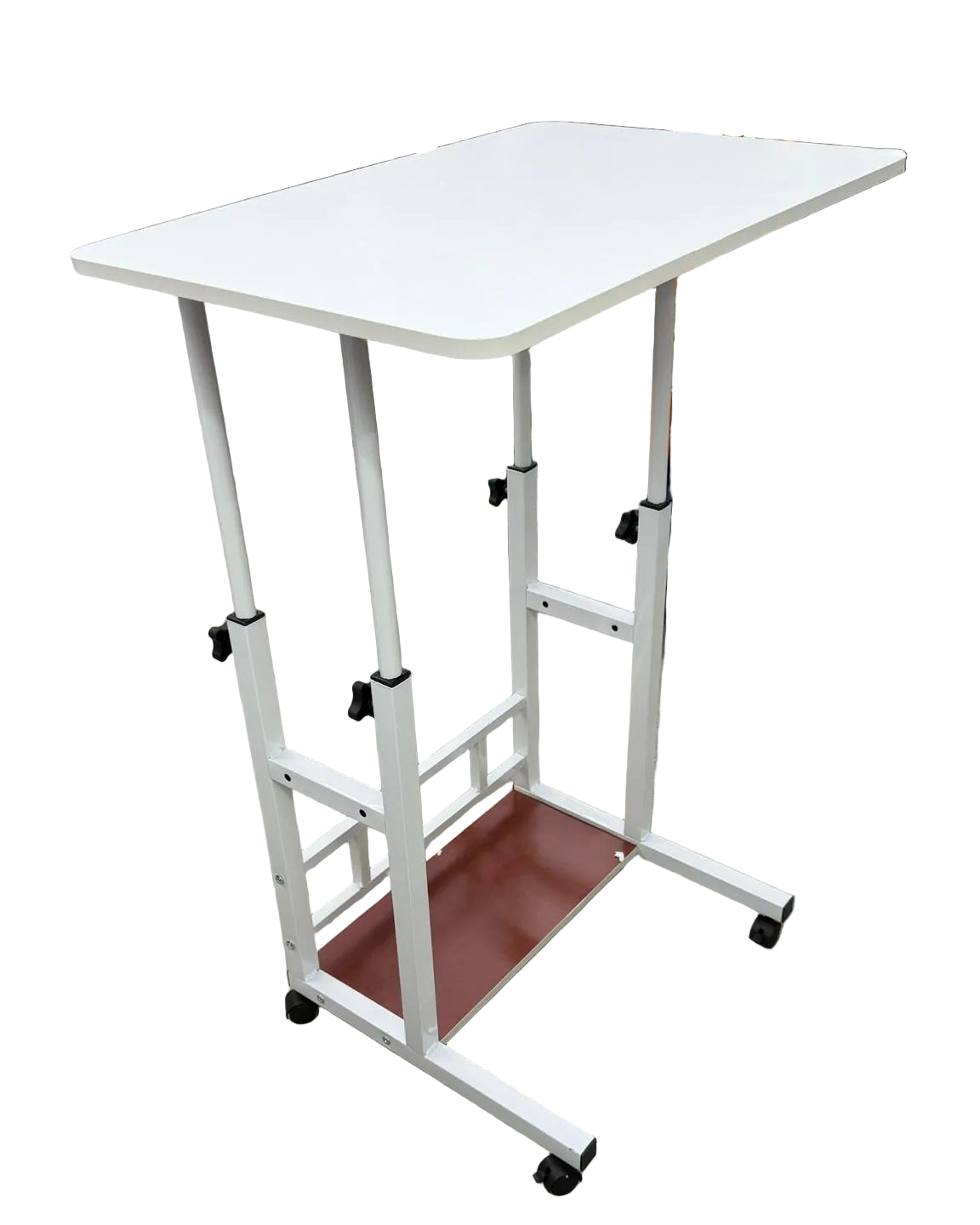 Adjustable Rolling Side Table 40 x 60 cm Main image