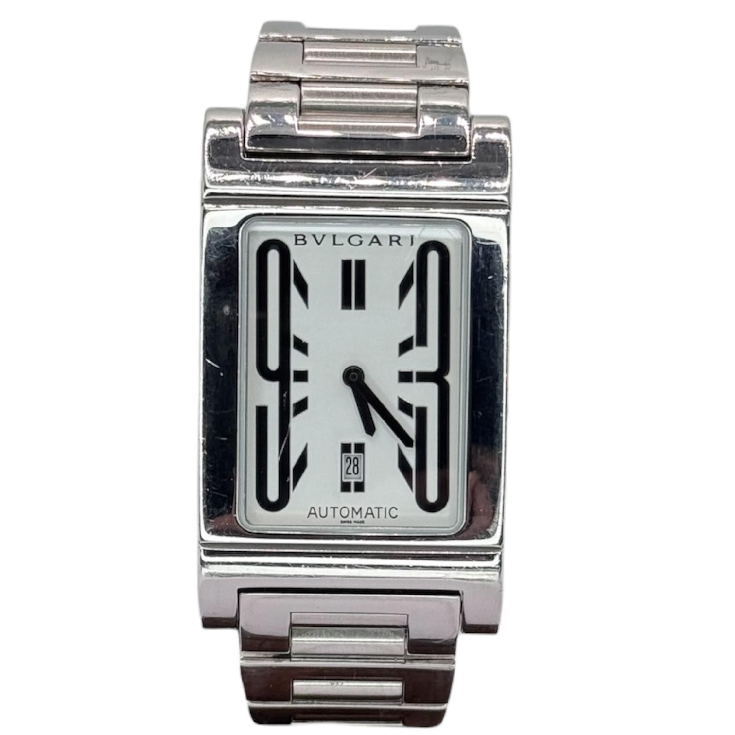 Bvlgari Rettangalo Automatic Stainless Steel Lady Watch Main image