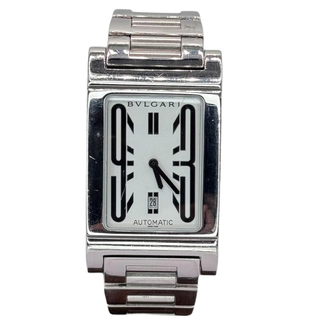 Bvlgari Rettangalo Automatic Stainless Steel Lady Watch