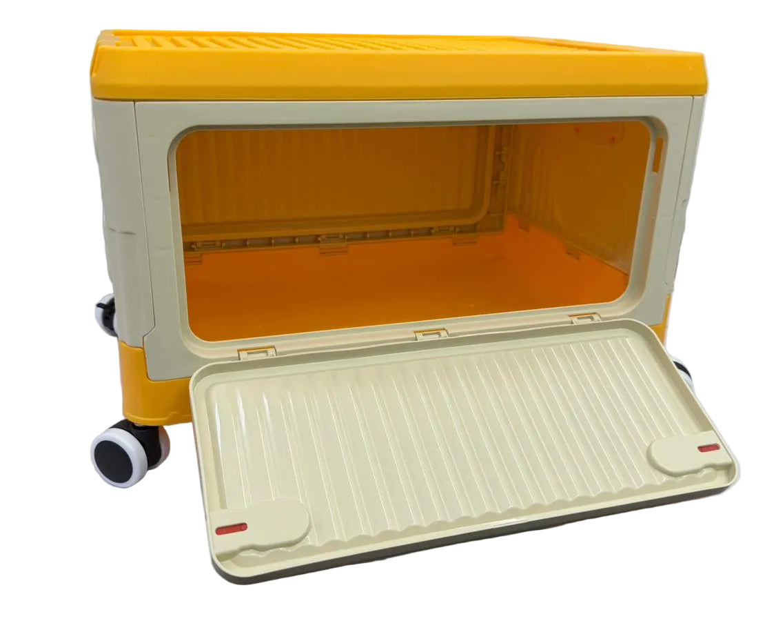 Small Collapsible Storage Box with Wheels Secondary image
