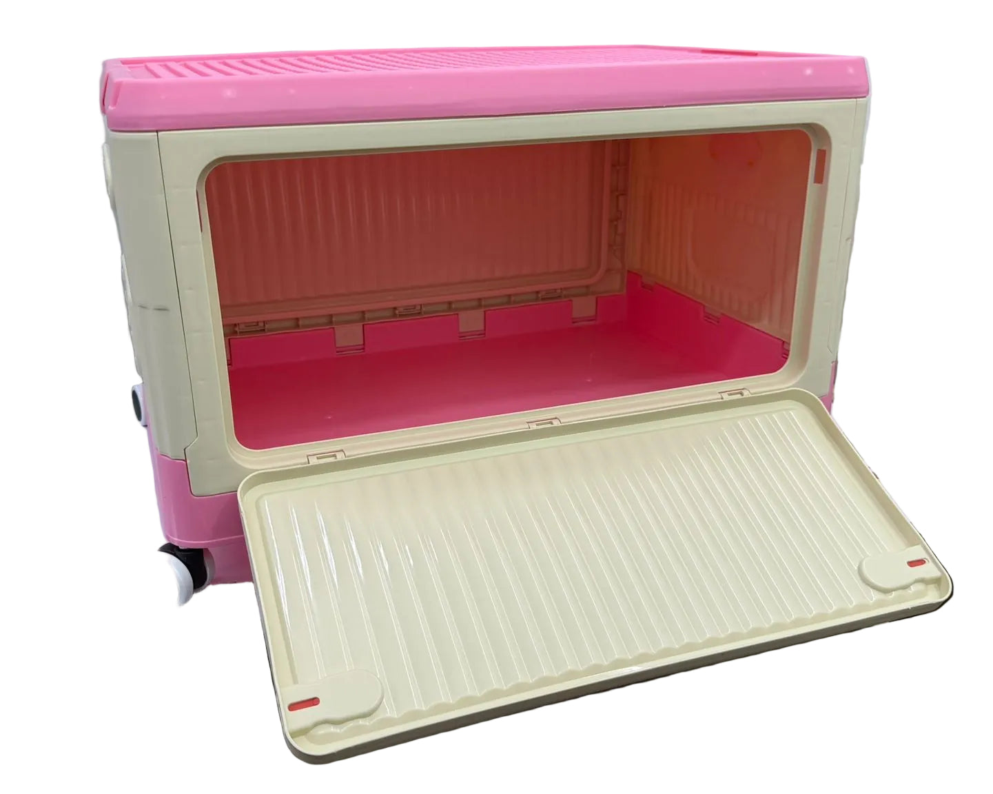 Large Collapsible Storage Box with Wheels