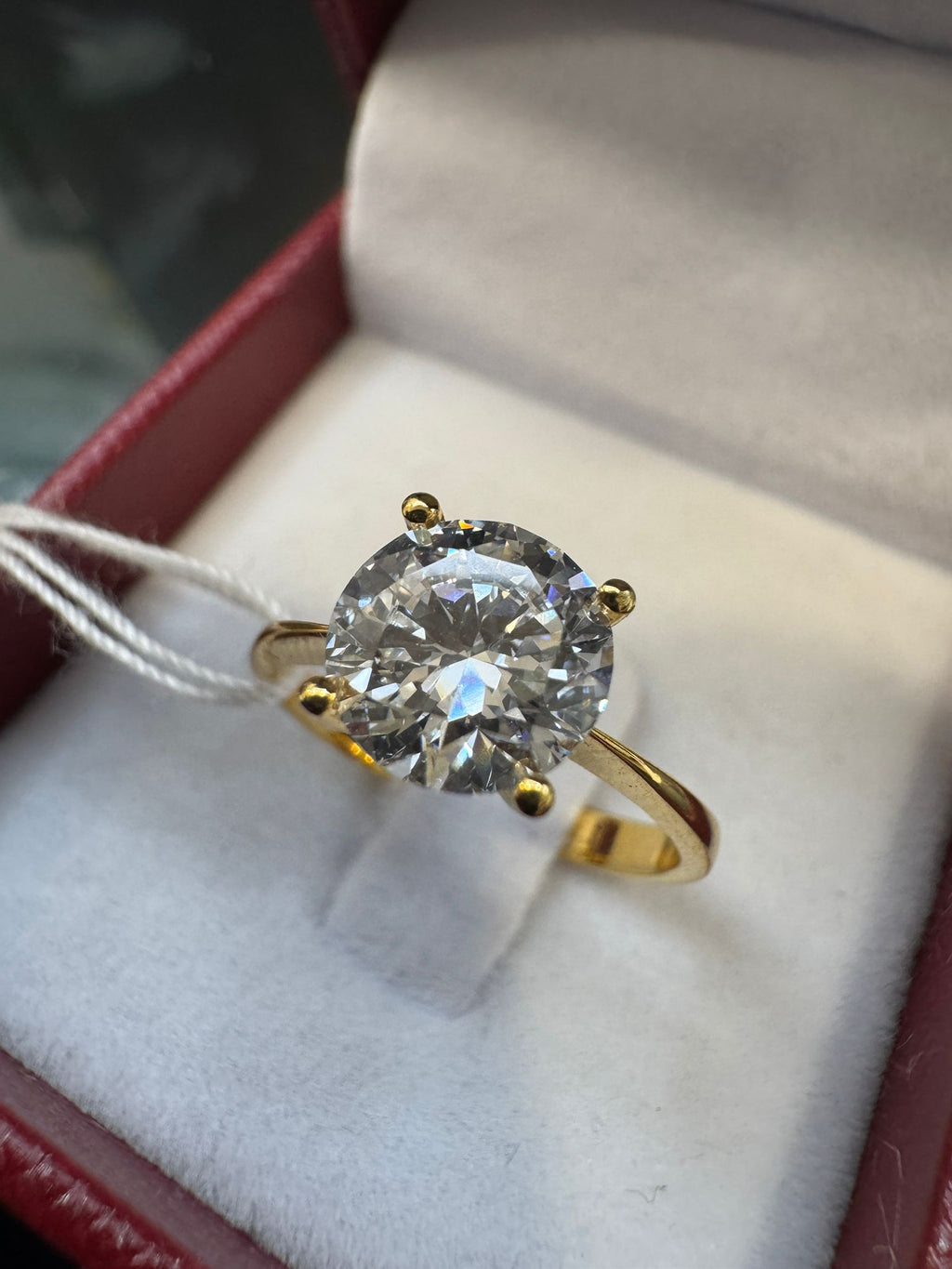 Lab Grown 1.61 Carat Solitaire Diamond Ring