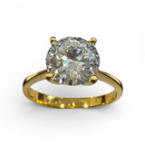 Lab Grown 1.61 Carat Solitaire Diamond Ring
