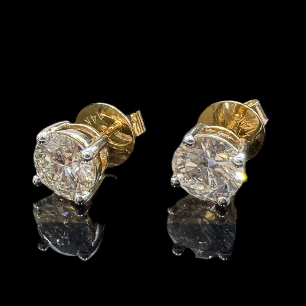 Lab Grown 2.12 Carat Diamond Earring