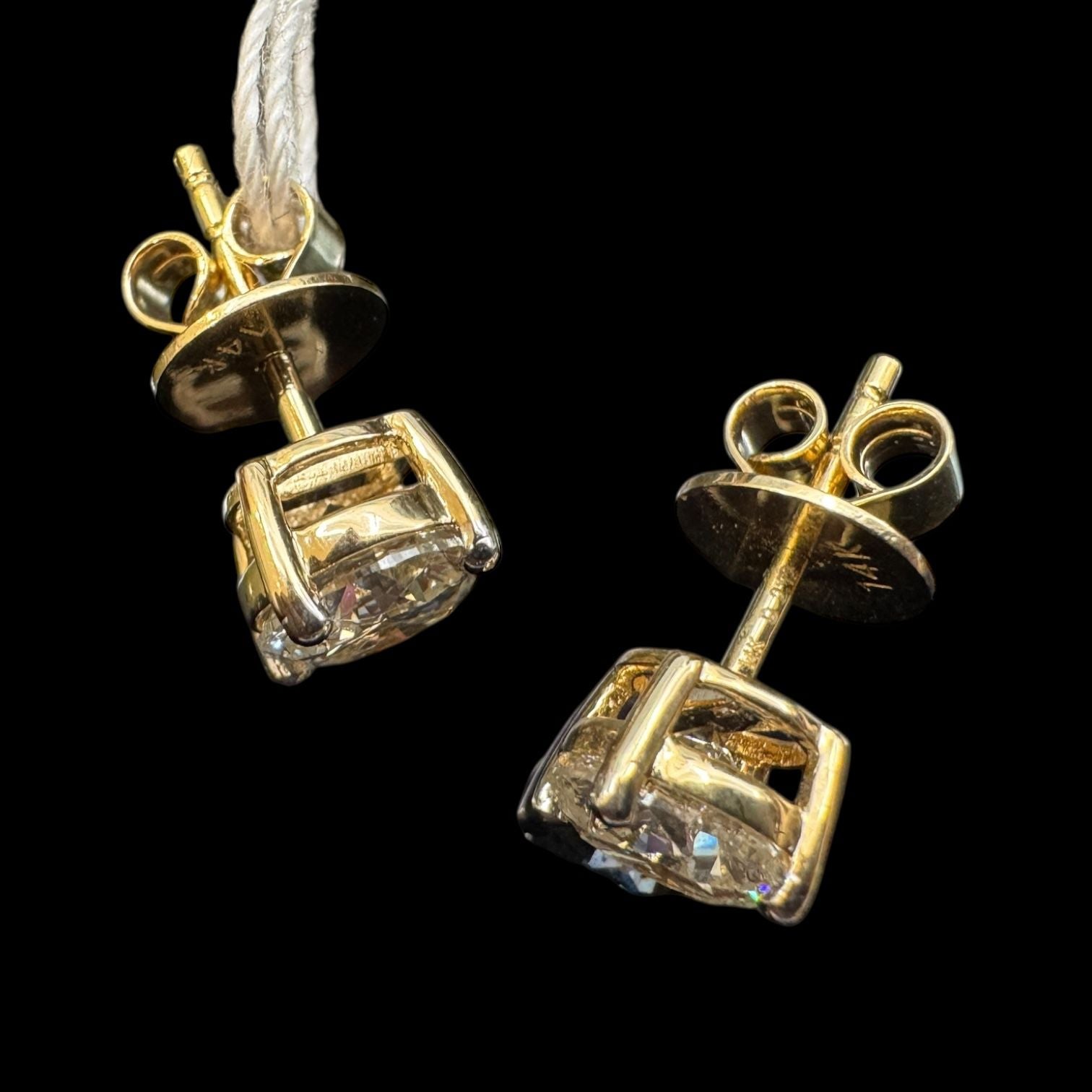 Lab Grown 2.12 Carat Diamond Earring