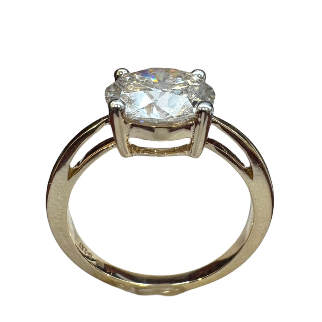 Lab Grown 2.57 Carat Solitaire Diamond Ring