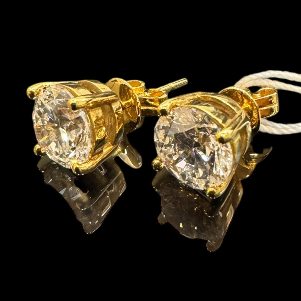 Lab Grown 3.09 Carat Diamond Earring