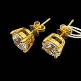 Lab Grown 3.09 Carat Diamond Earring