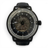 Black Fiyta 3D-Time Skeleton Automatic Watch, Model GA8606.BBB