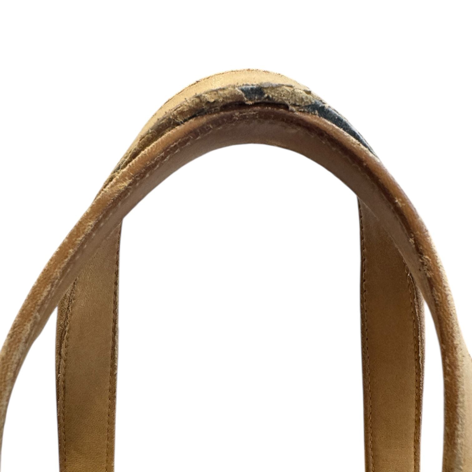 Loewe leather tote bag in a tan color