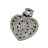 750WG Heart Shape Diamond Pendant